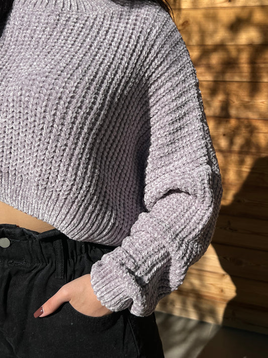 ELLIE CROP SWEATER